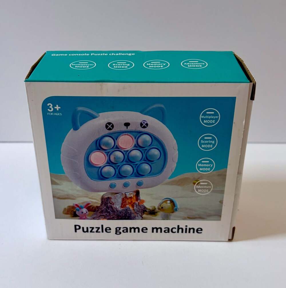 Blue Cat Electronic Pop It Puzzle Game Machine